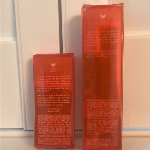 elf Liquid Gold Glitter Eye Shadow & Dream on Pink Lipgloss. - Picture 2 of 3